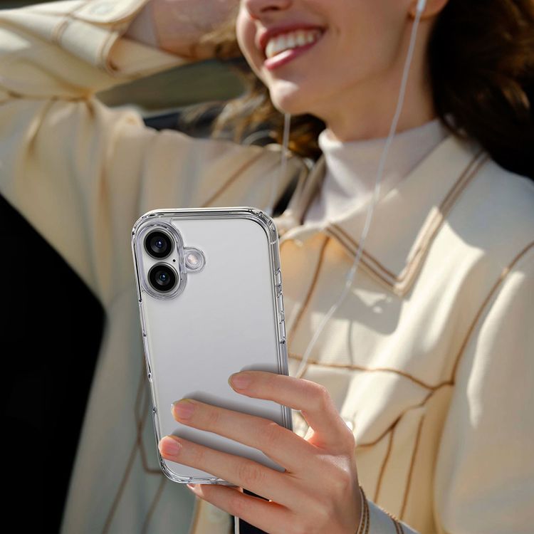 Levelo Clara Clear Case with Long-Lasting Clarity for iPhone 17, Enhanced Camera & Screen Protection, Precision Fit, Shock-Resistant Bumper, Ever-Clear Technology, Drop-Tested - Transparent