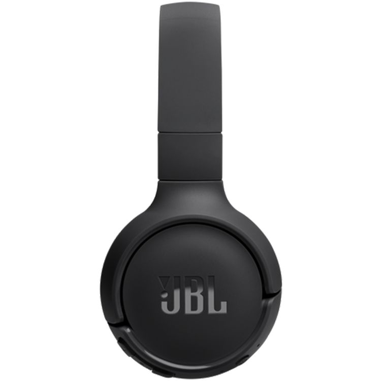 JBL Tune 520BT Wireless On-Ear Headphone with Multi-point Connections, Comfortable & Foldable Design, JBL Pure Bass Sound, Fast Charge, Voice Aware Technology - Black
