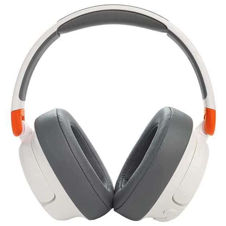 JBL JR460NC Wireless Over-Ear Headphones with Noise Canceling for Kids, Lightweight & Compact Design, Up to 30 Hours Music Play Time, 3 Microphones, Multi-Point Connection, Rechargeable Battery, Built-in Microphone - White
