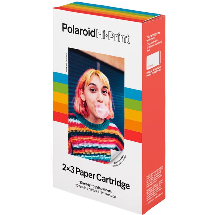 2 x 3 Paper Cartridge  Polaroid Hi Print | 20 Sheets