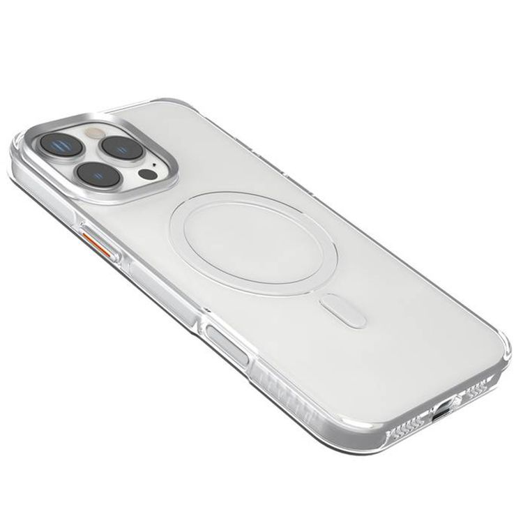 Levelo Allure PC Hard Case for iPhone 16 Pro with Impact-Resistant Corners, ClearView Technology, Metal Camera Ring, High-Quality PC Material, Ultra-Thin Design - Clear