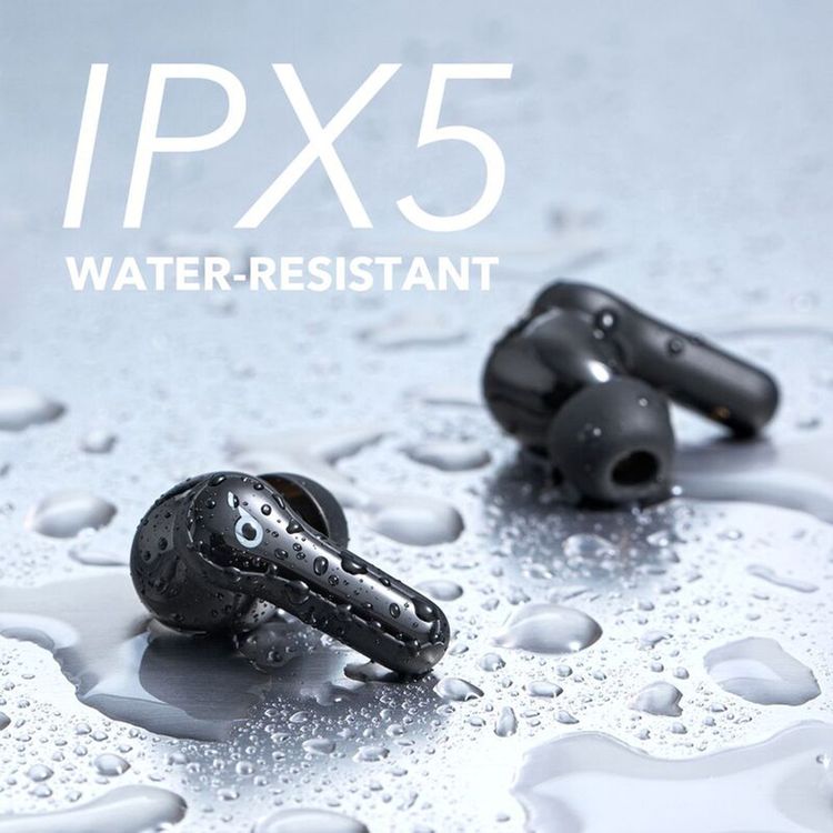 Soundcore Life Note E True Wireless Earphones, IPX5 Waterproof, Ultra-Compact, 32 Hours Battery Life, 8 Hours Charging Time - Black