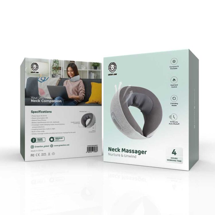 Green Lion Neck Massager - Grey