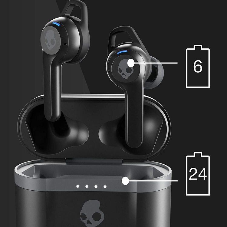 Skullcandy Indy Evo True Wireless In-Ear Earphones (S2IVW-N740) - True Black