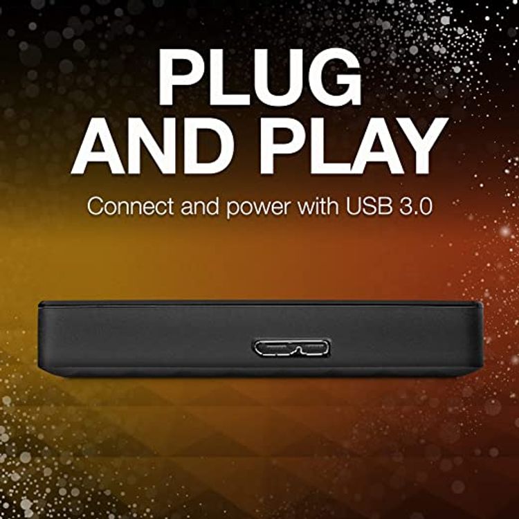 Seagate 2TB Black (STEA2000400) Expansion Portable External Hard Drive - PC / Mac / Xbox / PS4 - Black