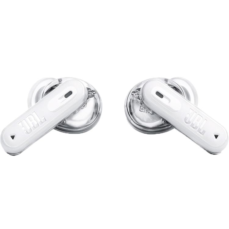 JBL Tune Beam 2 True Wireless Noise Cancelling Earbuds with Multi-Point Connection & Fast Pair Enabled by Google, JBL Headphones App, 48 Hours Battery Life - Ghost White