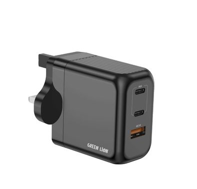 Green Lion Ultra Compact GaN Wall Charger with PD 65W, 1×...