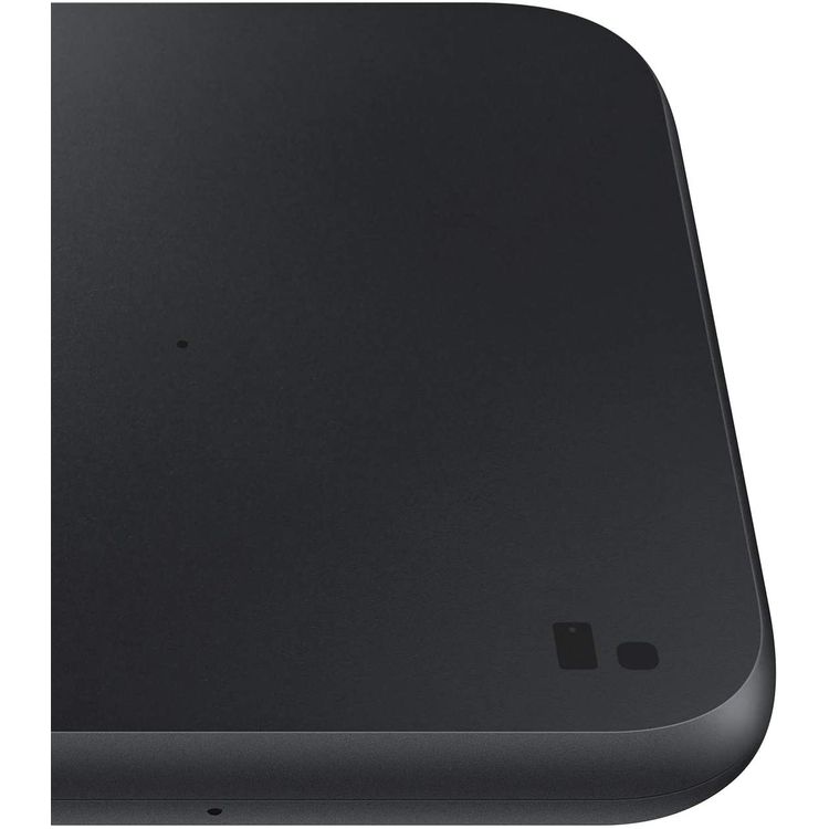 Samsung Wireless 9W Charger with LED Dim Light Charging Status Compatible for Galaxy Phone, Buds, iPhone & AirPods, Case-friendly 2mm, Fast Wireless Charging Pad - Black