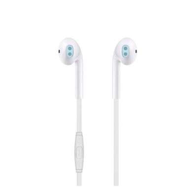 Budi Earphone With Remote & Mic - White