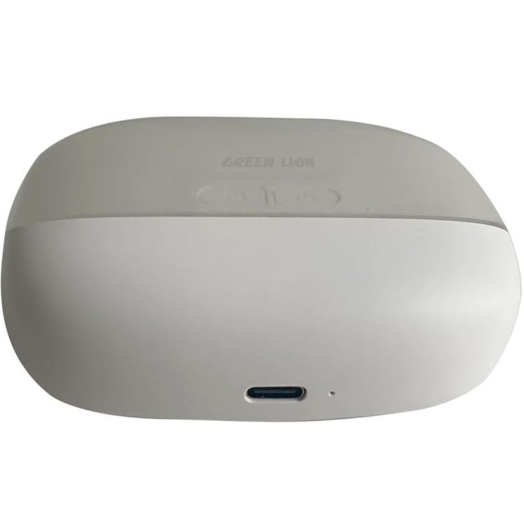 Green Lion 2-In-1 Nail Clipper and Polisher with Durable Alloy Blades, 360° Smooth Polishing, Nail Debris Collector, Built-in LED Light, Ergonomic Arc Design, Safety Protection, 2 Speed Modes, Low Noise Operation - White