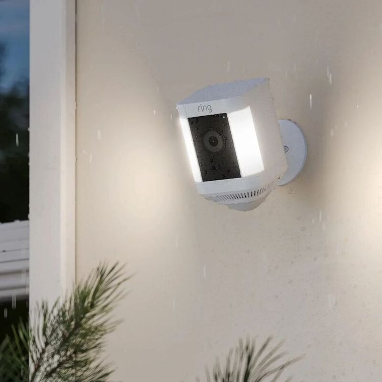 Ring Spotlight Cam Plus Battery with 1080p Resolution | White