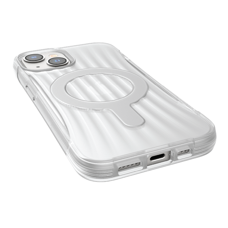 X-Doria Raptic Clutch Built for MagSafe iPhone 14 - Clear