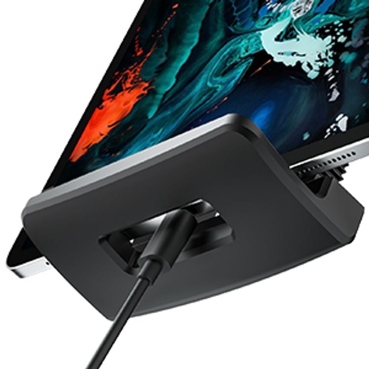 Porodo 360° Full Rotate Multi-Joint Universal Mount 4" - 12" Supported Devices, Stand Mount with Premium Aluminum Shell, Adjustable Mobile Phone & Tablet Holder - Gray