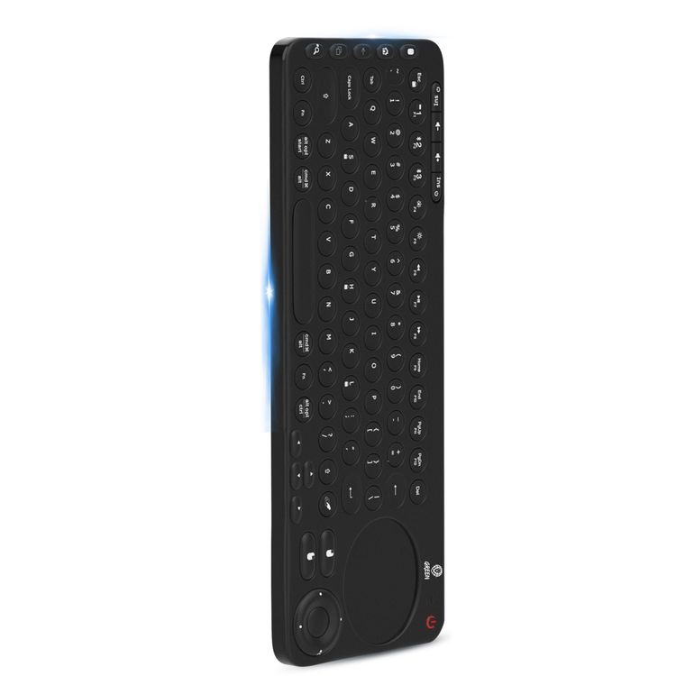 Green Lion Dual Mode Portable Wireless Bluetooth Keyboard ( Pure English ) with Precision Touch Pad Compatible for Windows 8/10, Android, Mac OS, Comfort Design  - Black