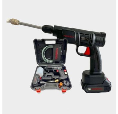 Powero+ Portable Boom Car Washer - Black