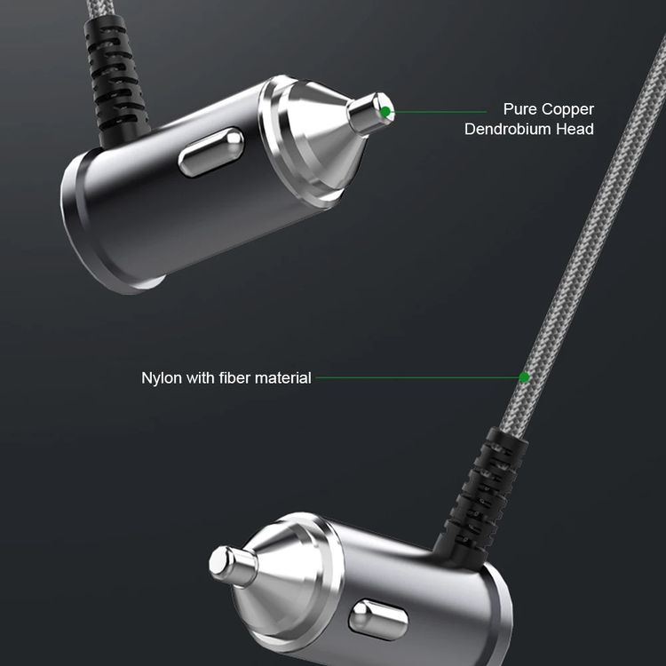 Green Lion Multifunctional 38W Car Charger - Grey