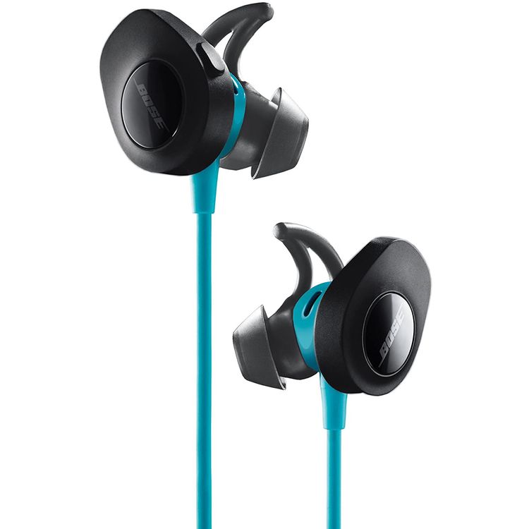 Bose SoundSport In-Ear Headphone, Wireless Earbuds, (Sweatproof Bluetooth Headphones for Running and Sports) 6-hours Battery Life - Blue