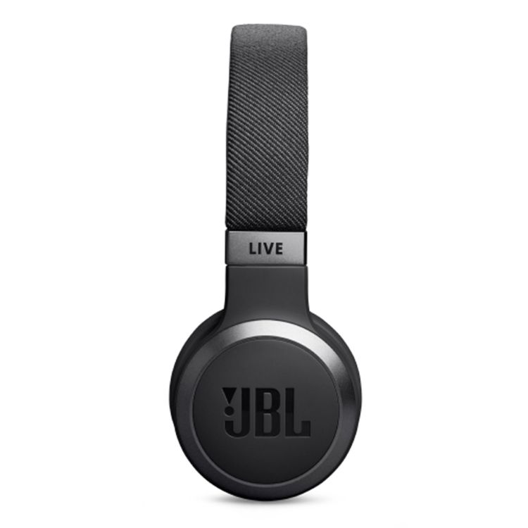 JBL Live 670NC Wireless Over-Ear Headphones With True Adaptive Noise Cancelling, Hands Free Call, Detachable Cable, Built-in Microphone, Ambient Aware - Black