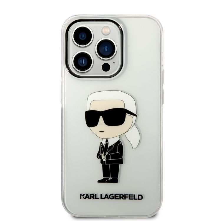 Karl Lagerfeld Hard Case IML NFT Ikonik iPhone 14 Pro Max - Clear