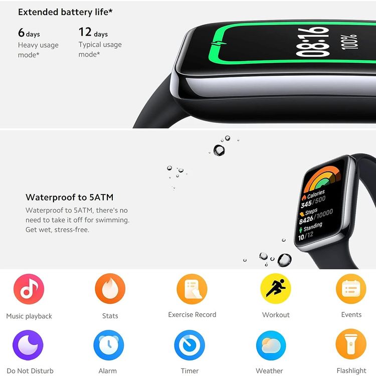 Xiaomi Band 7 Pro Smart Bracelet AMOLED Screen GPS Blood Oxygen Fitness Waterproof MI Smart Band 7 Pro
