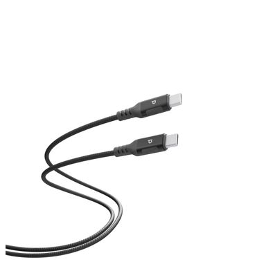 كابل Powerology Power Sync Weave USB-C إلى USB-C بطول 2 م...