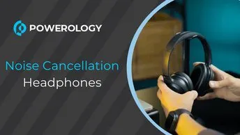 Powerology Noise Cancellation Headphones in UAE | 30 Hours Playtime - Black Color |  (PWLAU003)