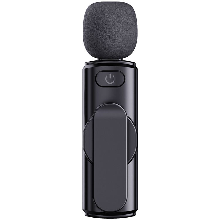 Green Lion GM-76X Microphone with 3-Level Noise Cancellation, 5 Hours Working Time, Less than 30 Milliseconds Latency, Dual Microphones, USB-A, Type-C & Lightning Connectors - Black
