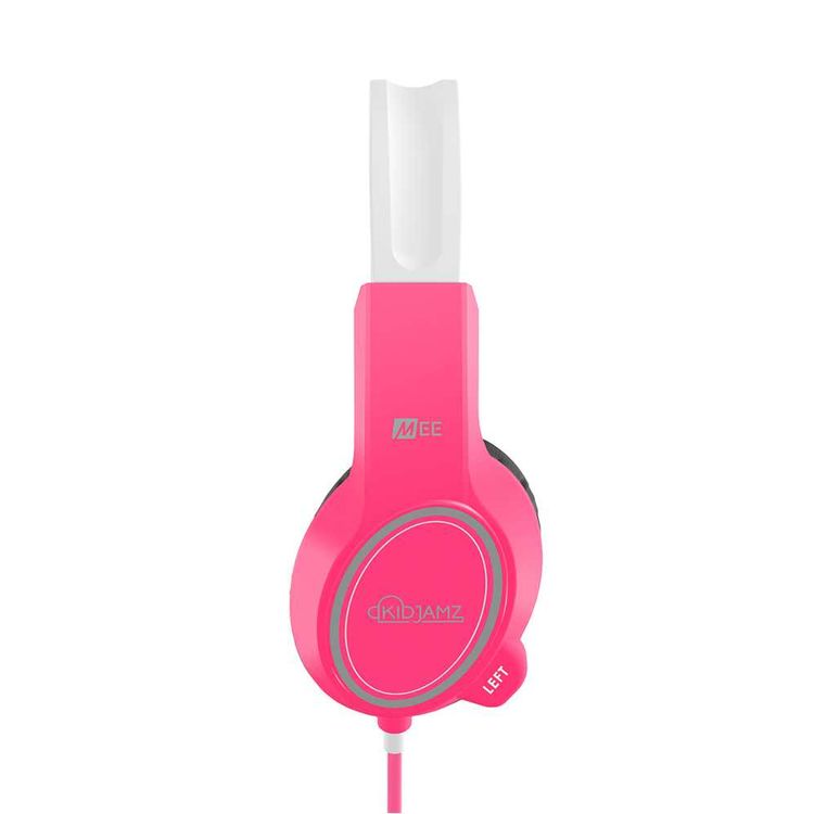 MEE Audio KidJamz 3 Child Headphones with Crystal-clear Sound, Child-safe Materials, Ultra-flexible and Impact-resistant Headband, 20 Hz to 20 kHz Frequency Range, 1.2m Cable Length - Pink