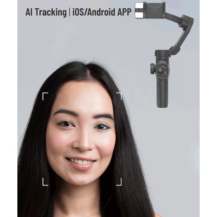 بورودو AI المقتفي Gimbal P9 - أسود