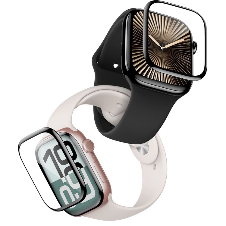 واقي شاشة ثلاثي الأبعاد من Green Lion لساعة Apple Watch Series 10، مقاس 46 مم، مضاد لبصمات الأصابع، مضاد للخدش، لمسة حساسة، وضوح عالي، مقاوم للصدمات، حماية من السقوط، مادة ذاتية الشفاء - شفاف