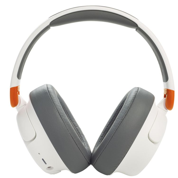 JBL Junior 460NC Wireless Kids Headphones with Active Noise Cancelling, Built-In Microphone, Multi-Point Connection, 30 Hours Battery Life - White