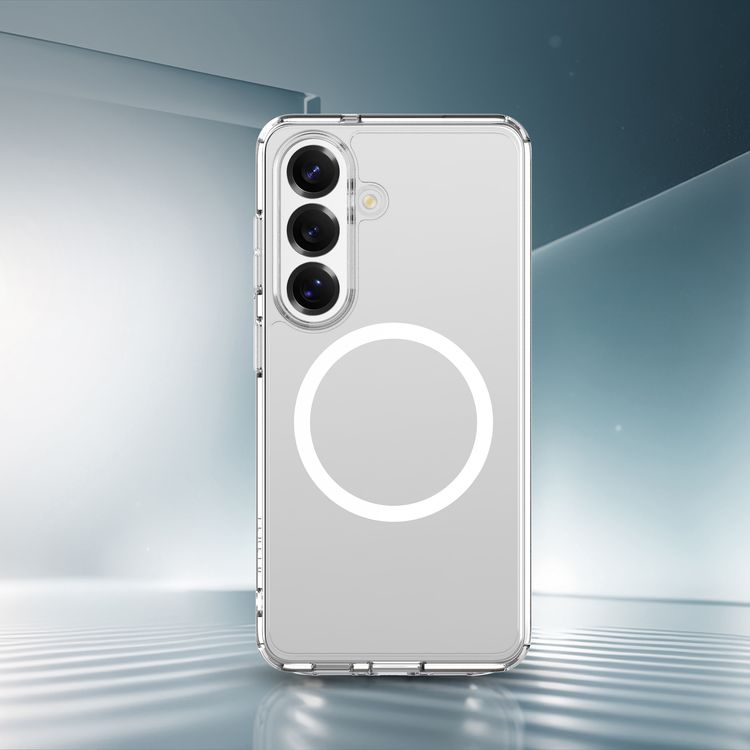 Levelo Clara MagSafe Clear Case for Samsung S26 Plus, Raised Camera Edges, Scratch Resistance, Precision Fit, Shock-Resistant Bumper - Clear