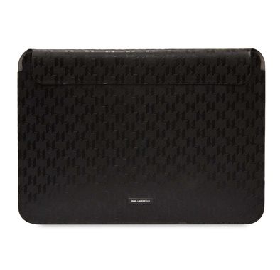 Karl Lagerfeld Laptop Sleeve Saffiano Mono Plaque - 14″