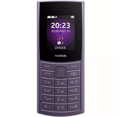 Nokia 110 4G TRA Version (2023), Dual Sim, 32GB/4GB, Nano Sim - Arctic Purple
