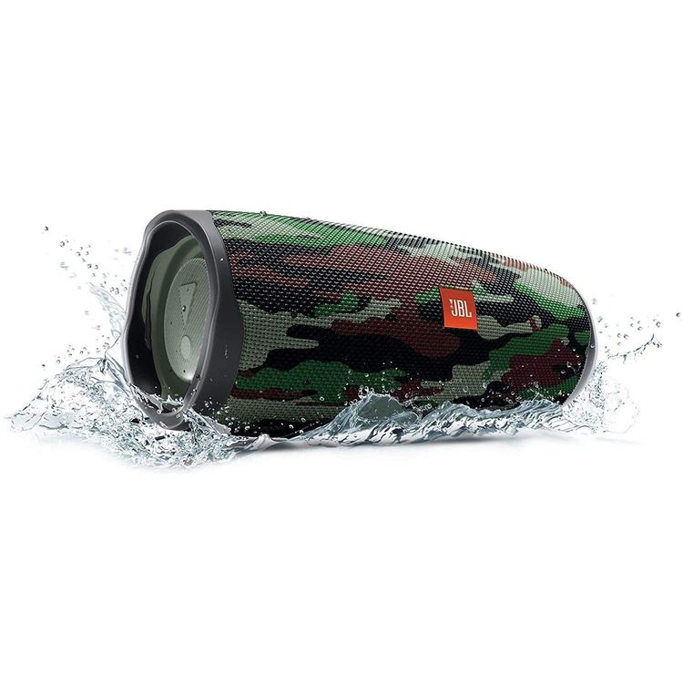JBL Charge 4 Portable Wireless Bluetooth Speaker with Built-in Power Bank, 7500mAh Battery 20-hours Playtime, IP67 Waterproof & Dustproof Feature - Squad