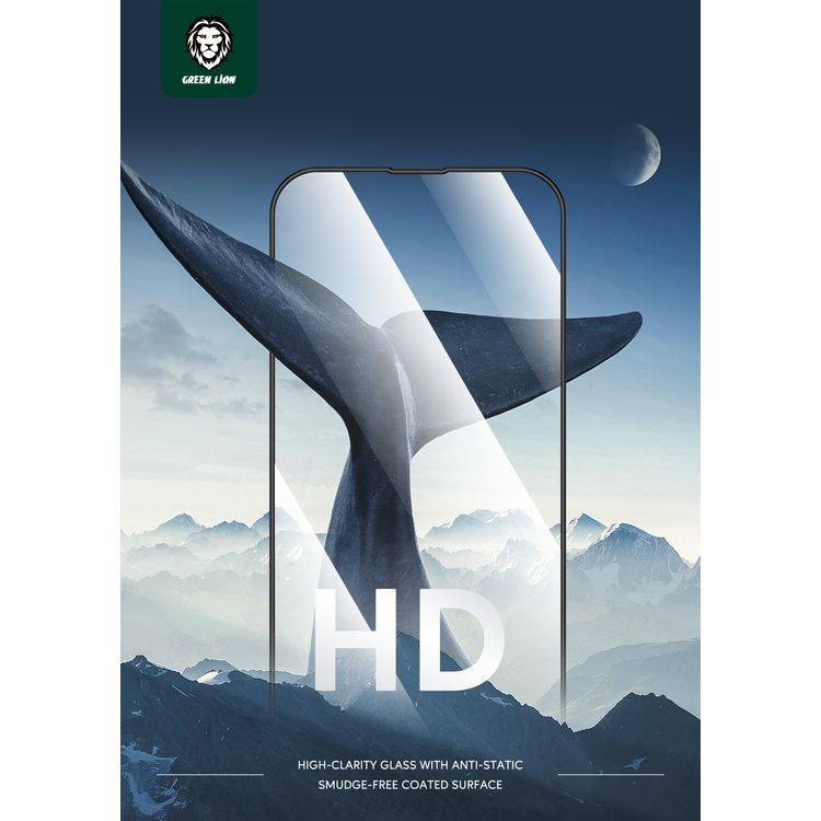 Green Lion 3D Silicone Plus Glass for iPhone 14, Edge High Definition, Highly Responsive, Anti-Scratch, Anti-Fingerprint, Crystal Clear, Grease Resistance - Clear