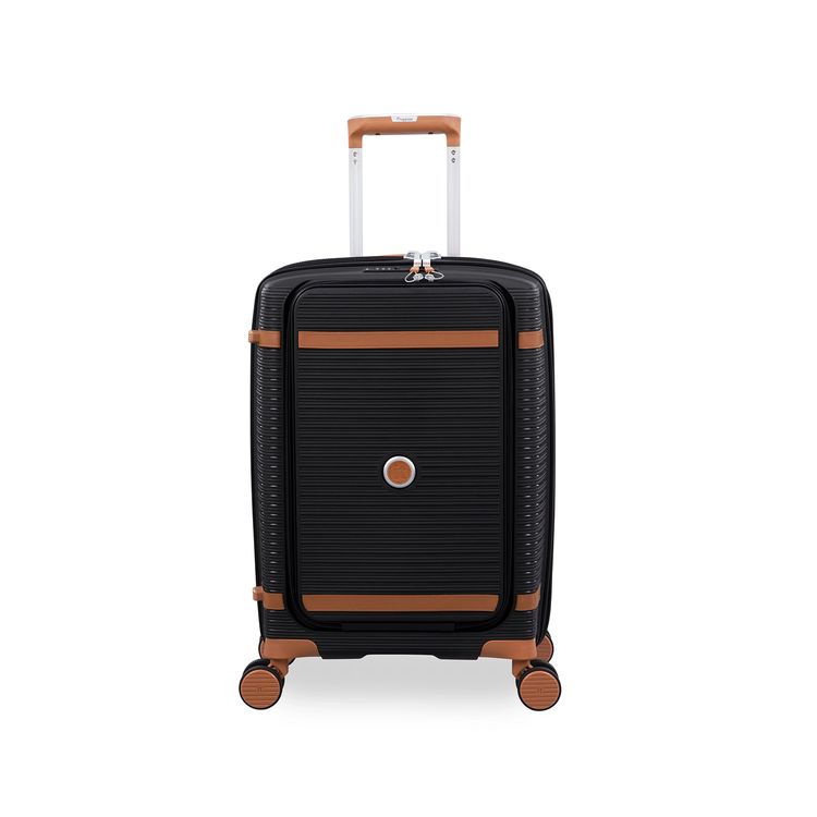 it Luggage Illustrious II Small Hardside Luggage, Polypropylene Shell, 8 Spinner Wheels - Black