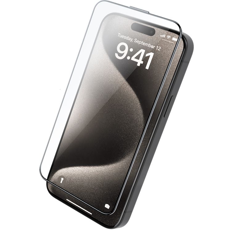 Froog HD Screen Protector for iPhone 15 Pro, Anti Fingerprint, Water Resistant, Scratch Resistant - Clear