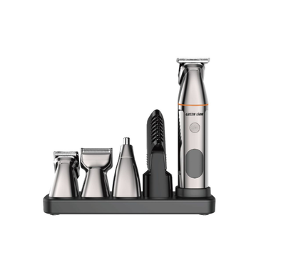 Green Lion 5 In 1 Multi-Function Hair Clipper Set - Black