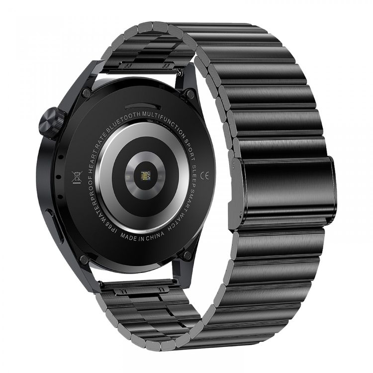 Green Lion G-Master Stainless Steel Smart Watch - Black