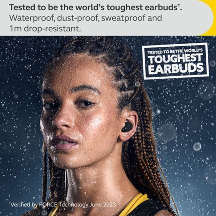 Jabra Elite 8 Active True Wireless Earbuds, Active Noise-Cancellation, Mono Mode, Up to 56 Hours Battery Life, Up to 10 m Operating Range, Up to 3 Hours Charging Time - Black