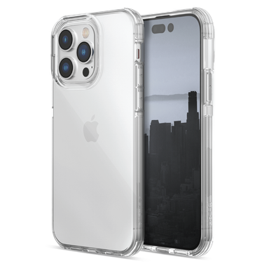 X-Doria Raptic clear, Shock Absorbing Protection, Compatible with iPhone 14 Pro Max - Clear