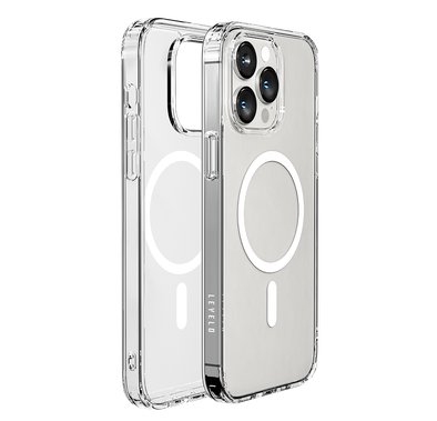 Levelo Magsafe Clara Back Case for iPhone 14 Pro Max - Clear