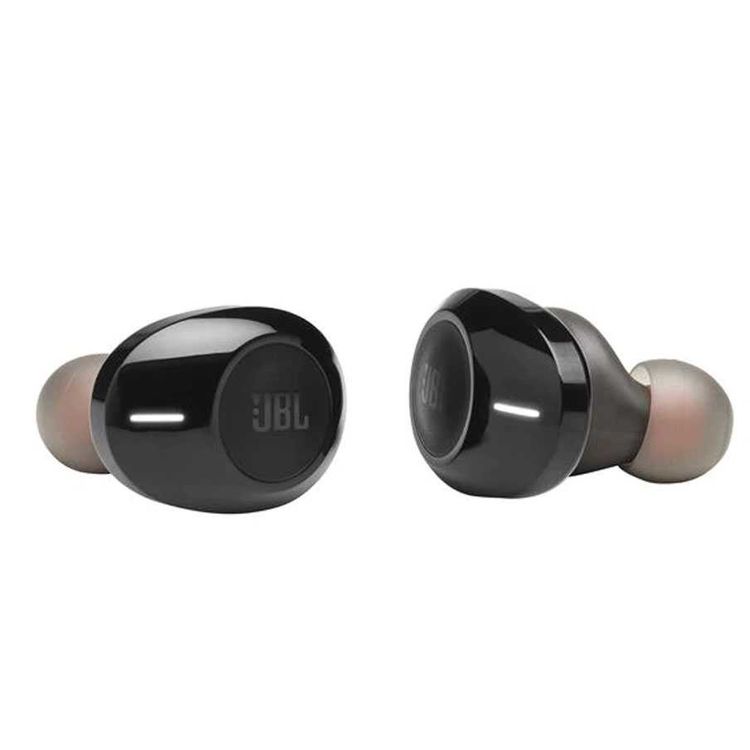JBL T120TWS True Wireless Bluetooth In-Ear Headphones, Pure Bass Sound, Hands-free Stereo Calls, 16-hours Playtime - Black