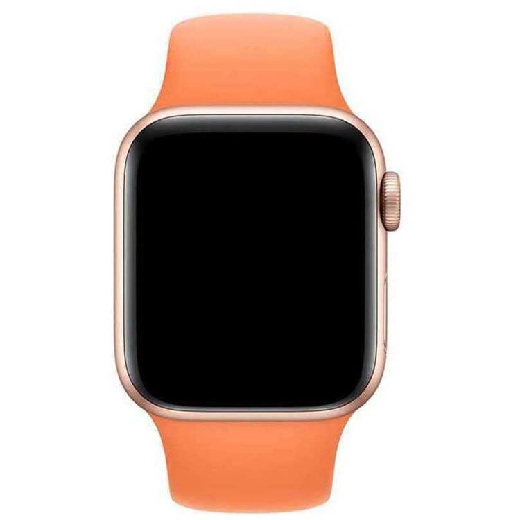 Porodo iGuard Silicone Watch Band Compatible for Apple Watch 38/ 40/ 41mm - Orange