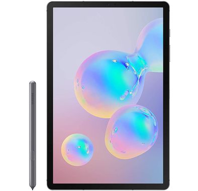 Samsung Galaxy Tab S6 with S Pen SM-T865 (Wi-Fi + Cellular ) 10.5" inch Display 6GB RAM / 128GB ROM, 7040 mAh Long-Lasting Battery, 15W Fast Charging, 8MP Front & 13MP Rear Camera, Tablet with Fingerprint Sensor - Gray