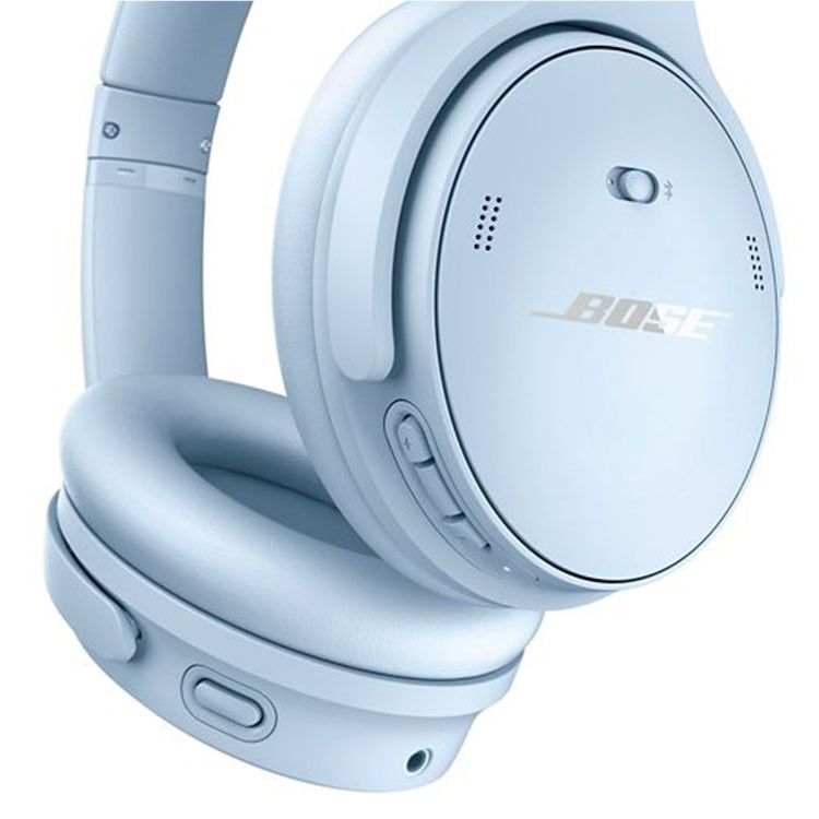 Bose QuietComfort Wireless Headphones with Bluetooth & AUX Connection, Up to 24 Hours Battery Life, Active Noise Cancellation, High-Fidelity Audio, Water Resistant - Moon Stone