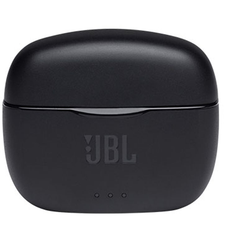 JBL T215 TWS سماعات أذن داخلية لاسلكية حقيقية ، صوت جهير نقي ، سماعات بلوتوث ، بطارية 25 ساعة ، توصيل مزدوج ، متوافق مع نظامي Android و iOS - أسود