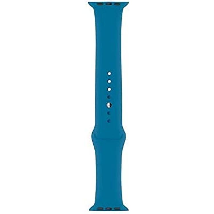 Porodo iGuard Silicone Watch Band Compatible for Apple Watch 38/ 40/ 41mm - Blue