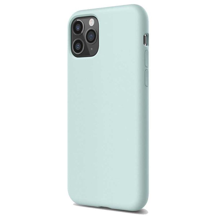 Elago Silicone Case for iPhone 11 Pro, Full Protection, Slim & Lightweight, Anti-Fingerprints, Dirt & Scratch Proof, Raised Lip for Camera & Screen Protection - Baby Mint